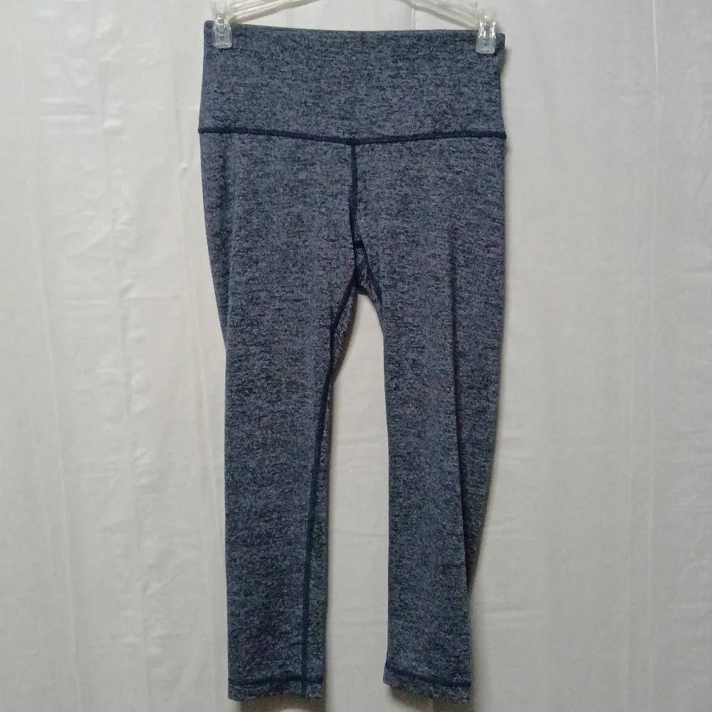 🦋 90 Degree by Reflex High Waist Capri Leggings Gray XS